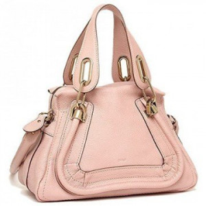 Chloe クロエ パラティ 2WAY ハンド ショルダー バッグ レザー ピンク系 美品